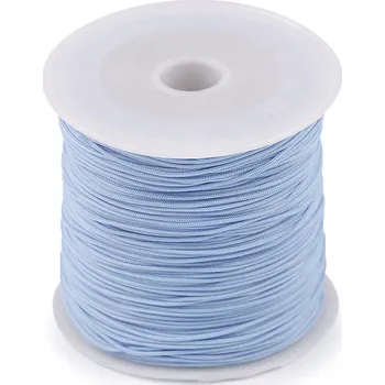 Šňůrka PES Ø0,8 mm, barva 17 modrá světlá