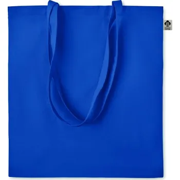 Nákupní taška z bio bavlny Zimde Colour - Královská Modř