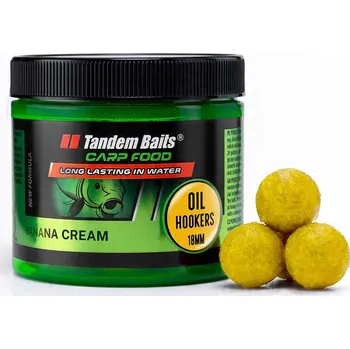 Boilies Olej na návnady Carp Food Hookers - boilies na háček 18mm/120g Banánový Krém