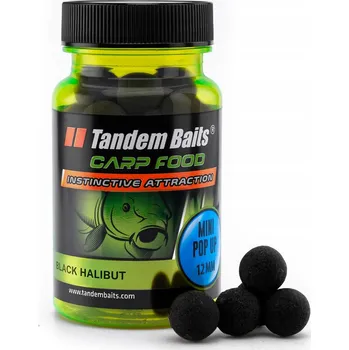 Boilies Krmivo pro kapry Perfection Mini Pop-Up plovoucí boilies 12mm/30g Černý Halibut