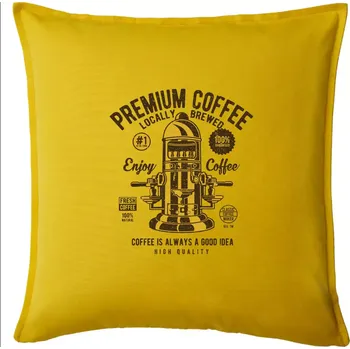 Polštář Classic Coffee Maker - Polštář 50x50 - 50x50 - Pouze potah ( Žlutá )