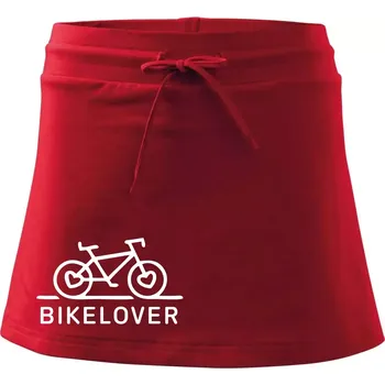 Dámská sukně Bike lover - Sportovní sukně - two in one - XS ( Červená )