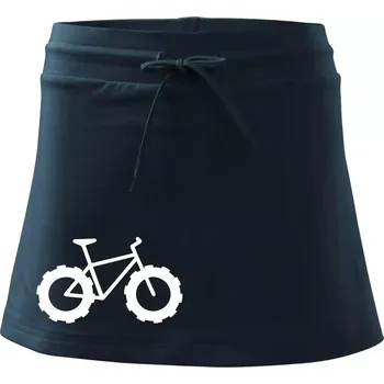 Dámská sukně Fatbike - Sportovní sukně - two in one - XL ( Námořní modrá (velmi tmavá - téměř černá) )