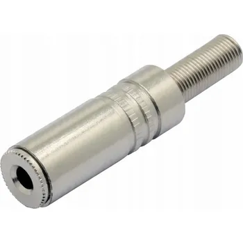 Audio kabel 3,5mm stereo Jack konektor na kabel, kovový