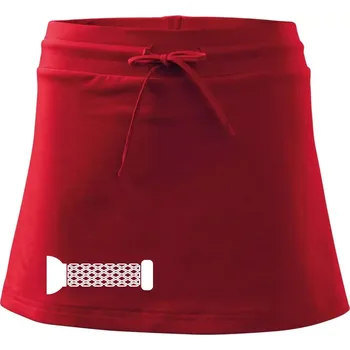 Dámská sukně Cyclo grip - Sportovní sukně - two in one - S ( Červená )