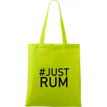 Just rum - Taška bavlněná - 42 x 38 cm ( Limetková )