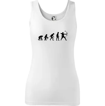 Dámské oblečení Evoluce lukostřelba kladkový luk - Dámské tílko - L ( Bílá )