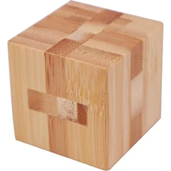 Dřevěná hračka Dřevěný hlavolam kostka 4,5 x 4,5 cm Logická skládačka pro děti i dospělé Dřevěná puzzle hra Trénink mozku Antistresová pomůcka