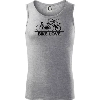Pánské termoprádlo Bike love - Tílko pánské Core - S ( Tmavě šedý melír )