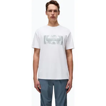 Pánské tričko Pánské tričko Napapijri S-Vanni PRT white heron