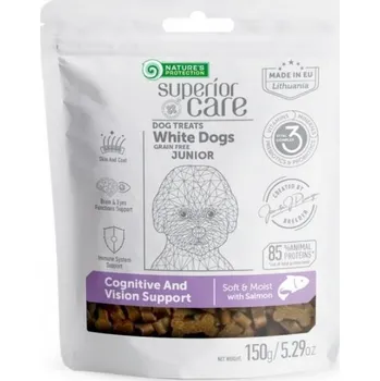 Krmivo pro psa NATURE´S PROTECTION Dog Snack Superior Care White Grain Free Junior Sensitive Salmon 150g
