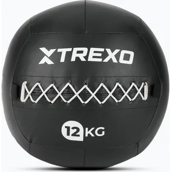 Medicinbal Posilovací míč XTREXO Wall Ball 12 kg black