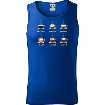 Druhy kávy - Tílko pánské Core - M ( Královská modrá )