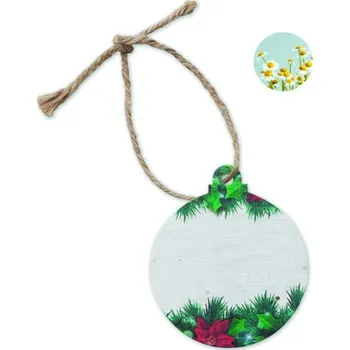 Vánoční ozdoba Ozdoba ze semínkového papíru Bauseed