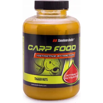 Návnadová surovina Krmivo pro kapry Karpiowy Attract Activator 500ml Tygří ořech