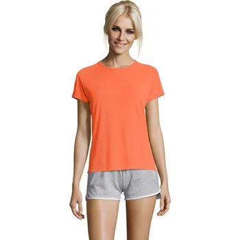 Dámské tričko SPORTY DÁMSKÉ TRIČKO 140g Sporty Women - Neonová OranžováXS