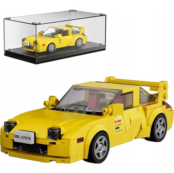 ostatní stavebnice Sada Stavebnic Sportovní Auto 329ks. Žluté