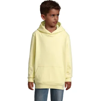 Pánská mikina CONDOR KIDS mikina s kapucí - Světle Žlutá3XL