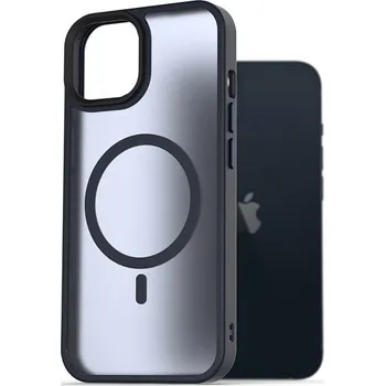 Pouzdro na mobilní telefon AlzaGuard Matte Case Compatible with MagSafe pro iPhone 13 tmavě modrý