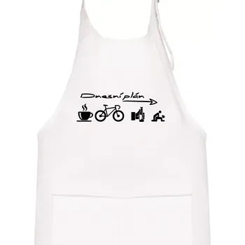 Kuchyňská zástěra Dnešní plán - Dětská zástěra na vaření - Univerzální velikost ( Bílá )