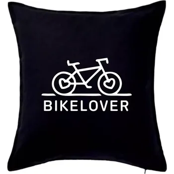 Polštář Bike lover - Polštář 50x50 - 50x50 - Pouze potah ( Černá )