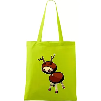 Kaštanový jelínek - Taška bavlněná - 42 x 38 cm ( Limetková )