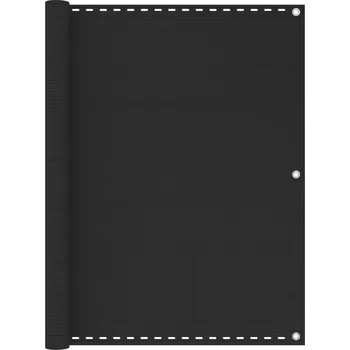 Stínicí technika Nabytek XL Balkónová zástěna HDPE 120 x 500 cm antracitová 310846