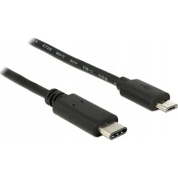 Datový kabel Kabel Delock USB typ C - microUSB typ B, 1 m, černý