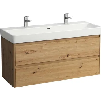 Koupelnový nábytek Base 2.0 - skříňka 117x44,5 pod umyvadlo H814965, 2 zásuvky, divoký dub H4113221082671