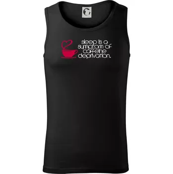 Sleep Coffeine - Tílko pánské Core - L ( Černá )