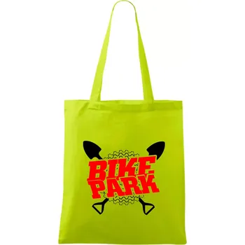 Bike park lopaty - Taška bavlněná - 42 x 38 cm ( Limetková )