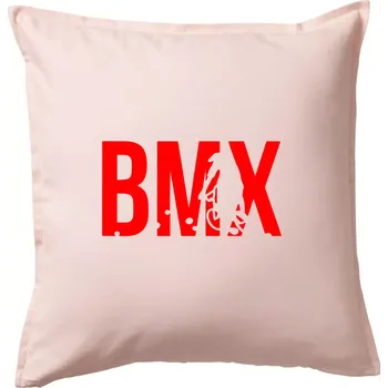 Polštář BMX - Polštář 50x50 - 50x50 - Pouze potah ( Světle růžová )