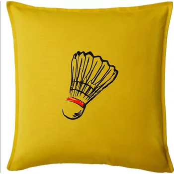Polštář Badminton košík - Polštář 50x50 - 50x50 - Pouze potah ( Žlutá )
