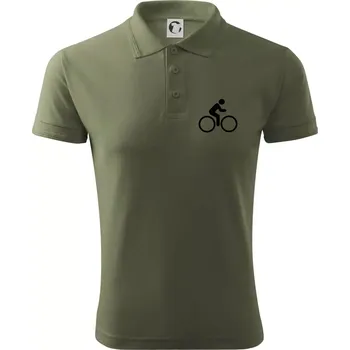 Pánská košile Cyklistika logo prsa - Polokošile pánská Pique Polo 203 - 3XL ( Khaki )