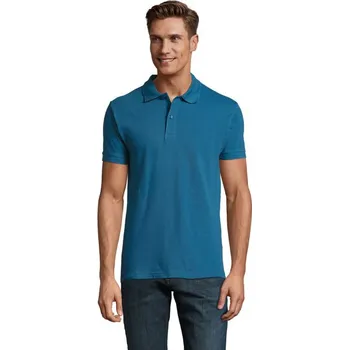 Pánské tričko PERFECT MEN Polo 180g - Břidlicově ModráL