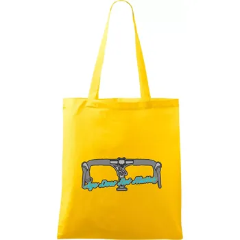 Age does not matter - Taška bavlněná - 42 x 38 cm ( Žlutá )