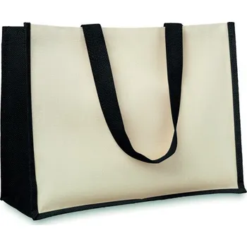 Nákupní taška z juty Campo De Fiori - Černá