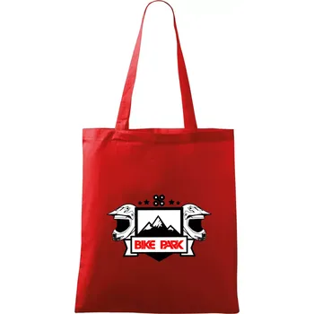 Bike park helmy - Taška bavlněná - 42 x 38 cm ( Červená )
