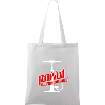 Pořád napumpovanej - Taška bavlněná - 42 x 38 cm ( Bílá )