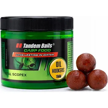 Boilies Olej na návnady Carp Food Hookers - boilies na háček 18mm/120g Total Scopex