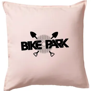 Polštář Bike park kazeta - Polštář 50x50 - 50x50 - Pouze potah ( Světle růžová )