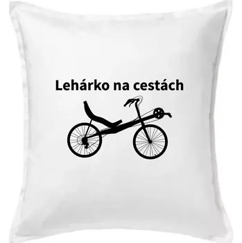 Polštář Lehárko na cestách - Polštář 50x50 - 50x50 - Pouze potah ( Bílá )