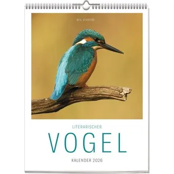 Literarischer Vogel - Kalender 2026 - Ars Vivendi Verlag