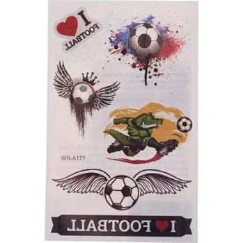 Odstranitelné tetování Tetovací obtisky Fotbal "Aligator"