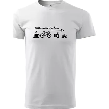 Pánské tričko Dnešní plán - Triko extra velké (5-8XL) - 7XL ( Bílá )
