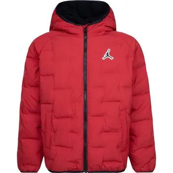 Chlapecká bunda Air Jordan Heavyweight Puffer Jacket Gym Red 7-8 let
