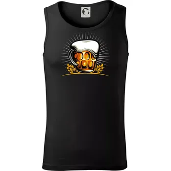 Pánské termoprádlo Beer půllitr plný - Tílko pánské Core - 2XL ( Černá )