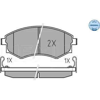 Brzdová destička Sada brzdových destiček, kotoučová brzda MEYLE 025 217 2517/W