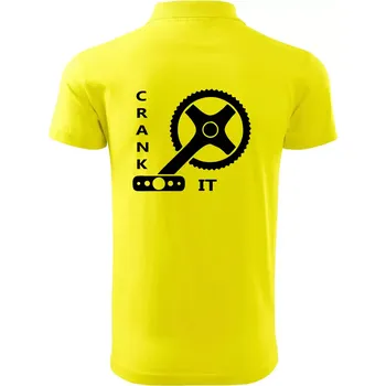 Pánská košile Crank it - Polokošile pánská Pique Polo 203 - XL ( Citrónová )