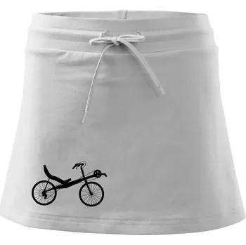 Dámská sukně Lehárko na cestách - samotné - Sportovní sukně - two in one - XS ( Bílá )